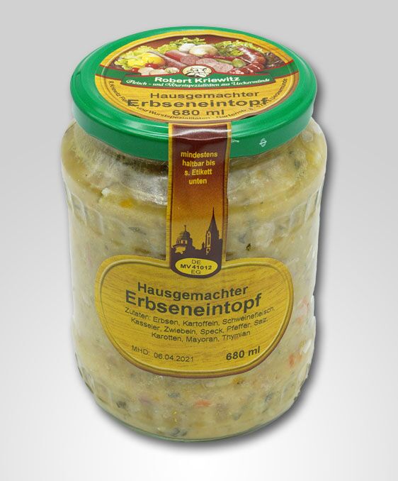 Erbseneintopf - Fleischerei Robert Kriewitz