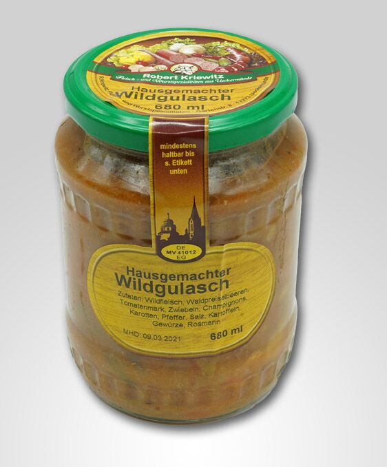 Wildgulasch - Fleischerei Robert Kriewitz